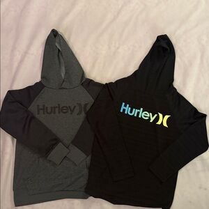 Hurley Kids' Hoodies - Black, Gray